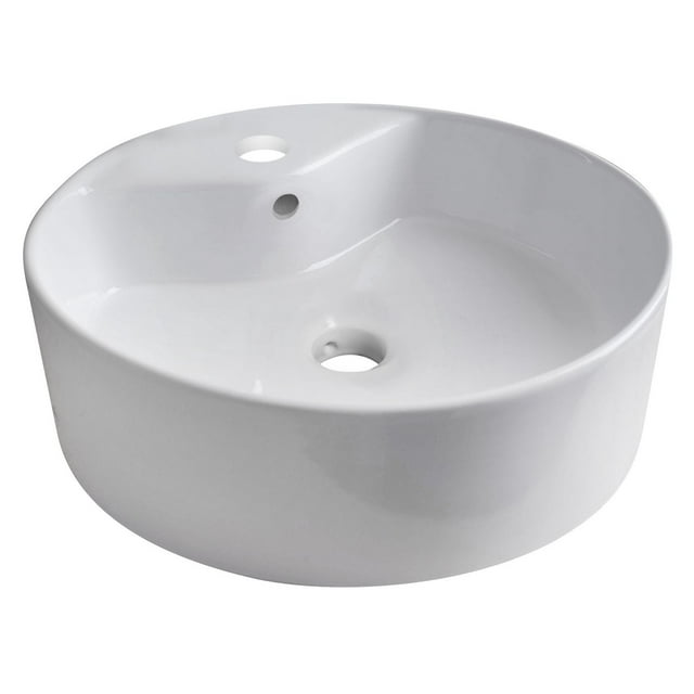 American Imaginations 48-in. W 3H8-in. Ceramic Top Set In White Color AI-146