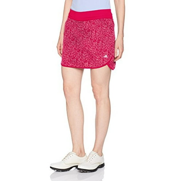 adidas Golf Women's Rangewear Fashion Skort Energy Pink HTR Print Large -  Walmart.com
