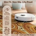 thumbnail image 6 of Design&I 9'x12' Washable Area Rug Giant Skid-Resistant Record Vinyl Musical Theme Circular Balanced Tone Music Cd Disc for Great Room, Large Living, 6 of 7