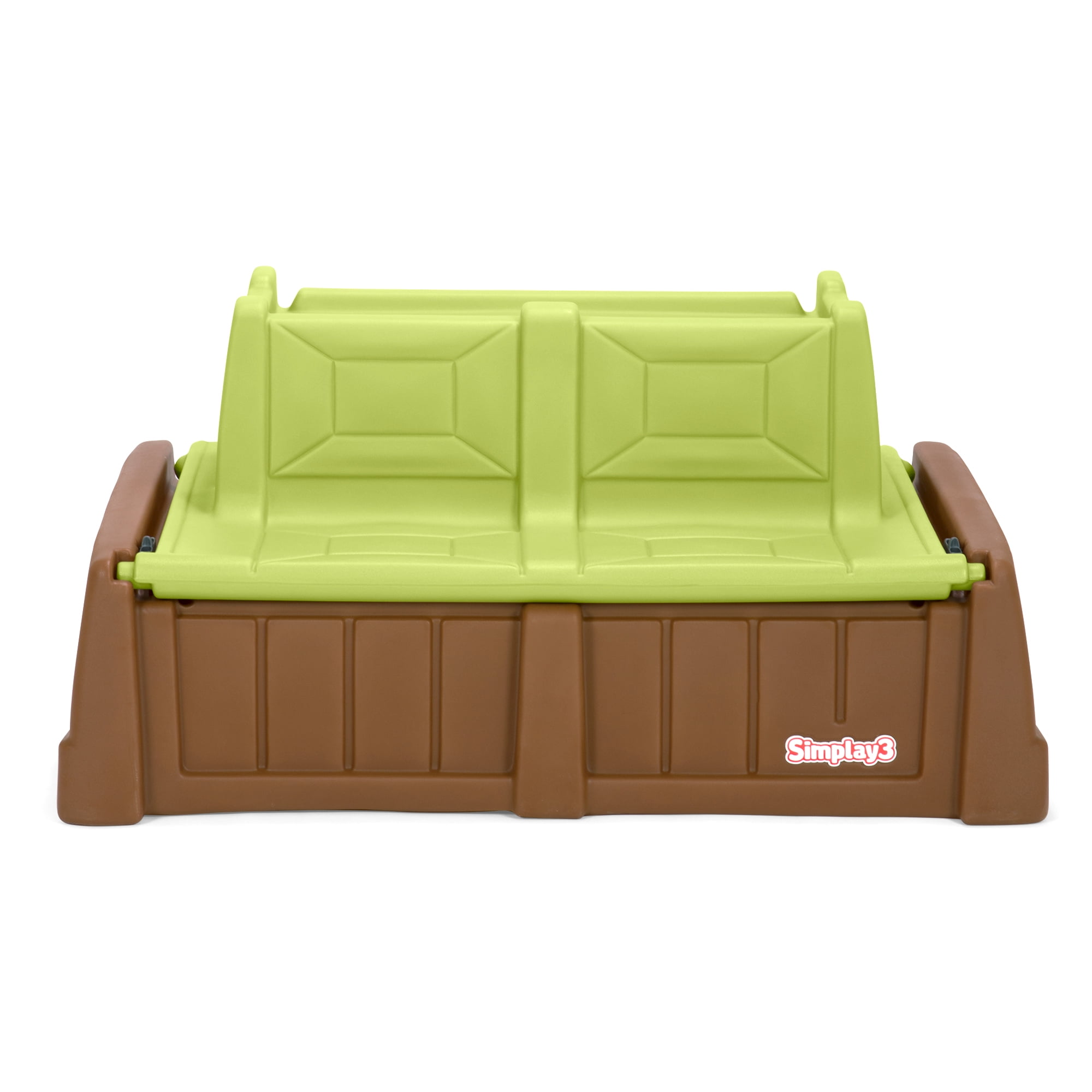 Simplay3 Sand and Water Bench, 2 in 1 Combination Play Table and Children's Storage Bench