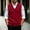 Wine, variant on Zeijnsda Mens Sweater Vests Spring Autumn Pullover Knitted Sweater Vests Fashion Loose V-Neck Tank Tops Solid Color Sleeveless Matching Waistcoats