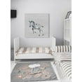 thumbnail image 4 of Marmont Hill Running Zebra II Canvas Wall Art, 4 of 7