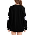 thumbnail image 6 of KimSoong Halloween Ghosts Graphic Sweatshirt Women's Season Sweatshirts Halloween Graphic Crew Neck Tops Casual Sweater, 6 of 8