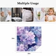 thumbnail image 5 of Spring Purple Hydrangea Cloth Napkins, Country Flowers Garden Plants Washable and Reusable Dinner Napkins Set of 8, Table Napkin for Kitchen Party Birthday Wedding Hotel Housewarming 20"x20", 5 of 9