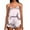 Gray, variant on Winter Savings Clearance! Lindreshi Lingerie Sets for Women 2pc Set Women's Casual Print Colorblock Frill Hem Set Housewear Sexy Suspender Vest Suit