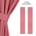 thumbnail image 6 of Superior Blackout Solid Light Filtering Grommet Curtain Panel Set, 70" x 108", Pink, 6 of 14