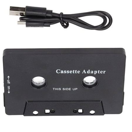 Crazyview Bluetooth 5.0 Cassette Adapter Wireless Car Audio Receiver Black