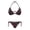 Cherry Print, variant on HELLHERO Cute Capybara Citrus Print Two Piece Swimwear For Women, Adjustable Halter Tie Side Ladies Bikini Swimsuit Set, Stylish Blue Bathing Suit