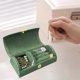 thumbnail image 4 of Caja de almacenamiento de joyas portátil, de terciopelo con cuentas, para viaje, con arco pequeño, caja de embalaje de joyería de moda, almacenamiento universal, 4 of 6