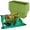 Light Green, variant on Window Boxes Black 7 Pack Plastic Rectangular Planters for Indoor/Outdoor Plants
