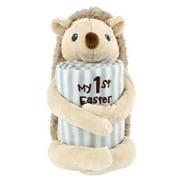 Way To Celebrate Easter My 1st Easter Plush Toy and Baby Blanket Set, Hedgehog