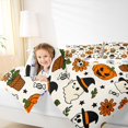 thumbnail image 4 of Manfei Halloween Bat Pattern 7-Piece King Bedding,Kawaii Cartoon Ghost Halloween King Bed in a Bag,Halloween Reversible, 4 of 7