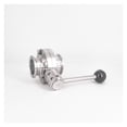 thumbnail image 5 of Low Duty 19/25/32/38/45/51mm Pipe OD X 1.5" 2" Tri Clamp Sanitary Butterfly Valve SUS 304 Stainless Steel Homebrew ,Offering Precision and Performance, 5 of 6