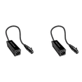 thumbnail image 1 of 2X Audio Cable Isolator XLR Eliminates Noise Ground Loop Audio Isolator Anti-Interference Current Sound Eliminates Noise, 1 of 8
