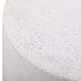thumbnail image 4 of TOV Furniture Terrazzo Round Light Speckled Concrete Side Table, 4 of 6