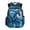 Blue Lightning Horse Pattern, variant on CHAQLIN Pixel Yellow Excavator Pattern Bookbag with Front Pocket, Durable Multi-Pocket 17 Inch Kids Backpack for Back to School Elementary