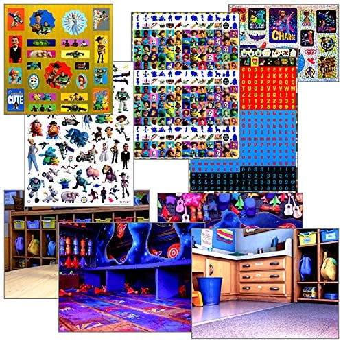 Juego de pegatinas de Toy Story con Buzz Lightyear, Woody, Jessie y más. Incluye 3 pegatin Sandylion Sandylion