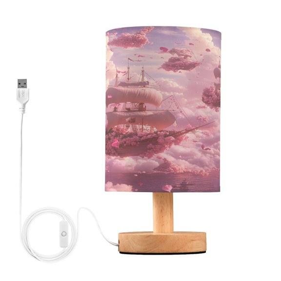 BZSMCE Lamp Modern Boat Of Flower Creative Patter Night Light
