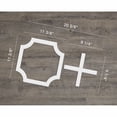 thumbnail image 2 of Ekena Millwork 19 7/8"W x 11 3/8"H x 3/8"T Small Bradley Decorative Fretwork Wall Panels in Architectural Grade PVC, 2 of 10