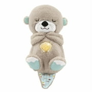 USEEFUN My Otter Hugs Good Night Soothing Baby Plush with Heartbeat, Breath Sounds and Light, From Birth