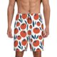 thumbnail image 1 of Balery Hand Drawn Tomatoes Pantalones cortos de pijama de punto de algodón para hombre con cinturilla y bolsillos-Medium, 1 of 6