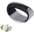 thumbnail image 1 of 4 Pcs Garlic Press Rocker, Stainless Steel Garlic Mincer Crusher Professional Kitchen Gadgets Garlic Chopper with Ergonomic Handle, 1 of 6