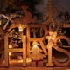 thumbnail image 4 of xihome Guirnalda de luces LED de renos de 150 cm para rbol de Navidad, luces decorativas para interiores y exteriores, de plstico blanco., 4 of 7