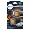thumbnail image 2 of Febreze AUTO Air Freshener Vent Clip Evening Woods Scent, .06 oz Car Vent Clip, Pack of 2, 2 of 12