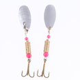 thumbnail image 3 of Paquete de 5 señuelos de pesca Spinners de aparejos de metal duro Swimbait Crankbaits Trout s de salmón Equipo de pesca bajo 03 Macarena Señuelos de la cuchara de pesca, 3 of 8