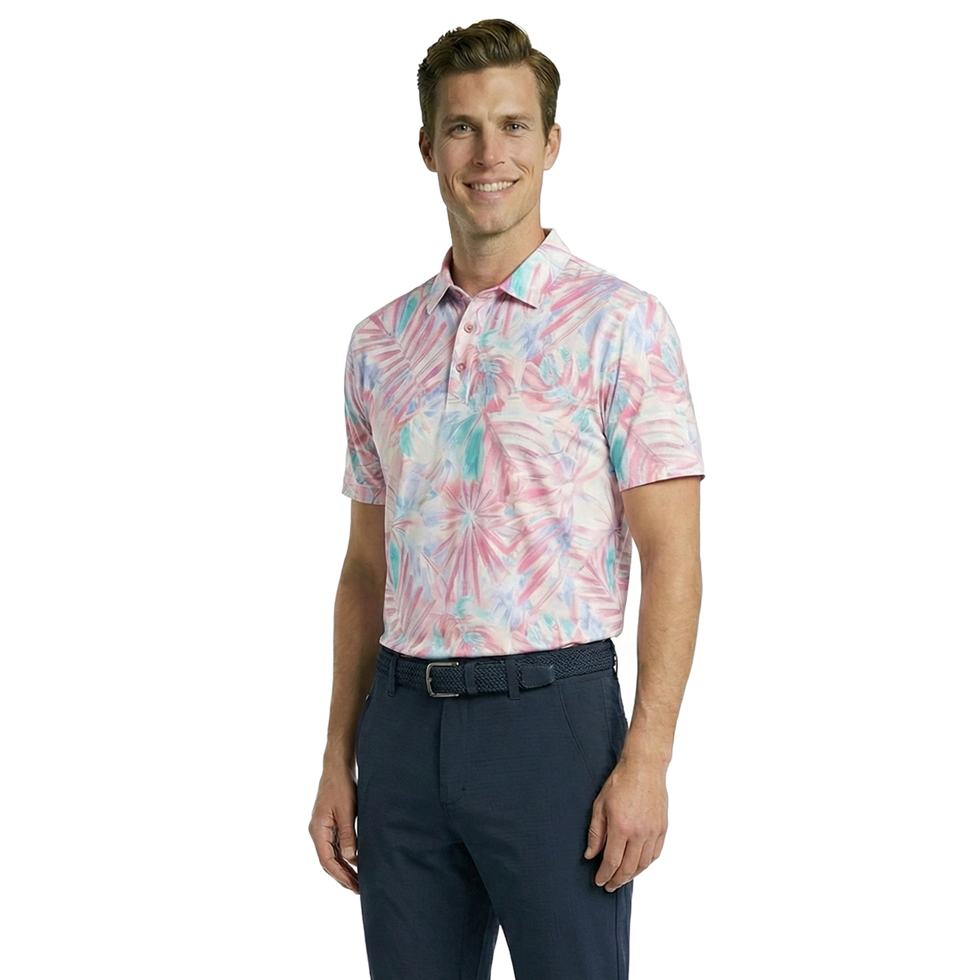 Birdie Bound Men' s & Big and Tall Golf Polo Shirts, Sizes XS-4XLT