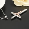 thumbnail image 4 of Crucifixion of Jesus Cremation Jewelry for Ashes Urn Necklace Lockets for Ashes of Loved One, 4 of 5