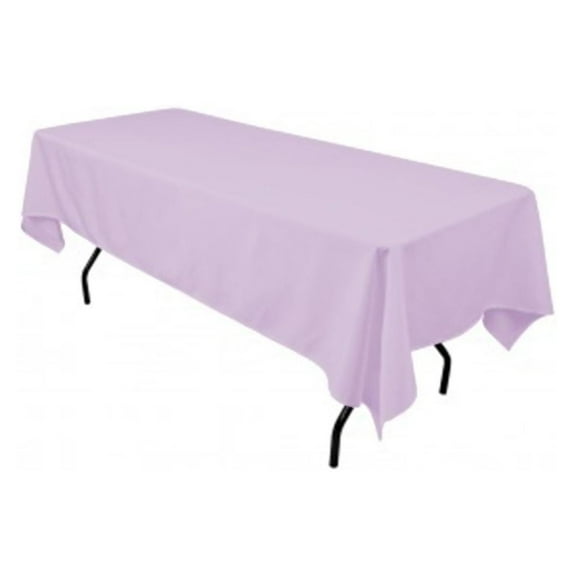 Tablecloth Polyester Rectangular 60x120 Inch (Lavender)