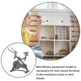thumbnail image 3 of Modelo de equipo de bicicleta estática en miniatura para casa de muñecas Modelo deportivo en miniatura Mesa Adorno de bicicleta estática Accesorio en miniatura Modelo de fitness en miniatura, 3 of 5