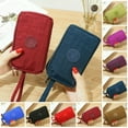 thumbnail image 6 of Women Fashion Wallet Lady Canvas Clutch Phone Card Holder Bag Long Purse Wallet, 6 of 6