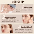 thumbnail image 3 of Foundation 4 In 1 - Medium Spectrum With Spf 50+ Inspired,Color Changing Foundation, Hydrating Color Changing Foundation Makeup Liquid - Longwearing & Waterproof For Sport, Dancing(4Pc), 3 of 7