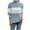 Light Blue, variant on IROINNID Womens Sweater Round Neckline Pullover Sweater Color Block Casual Mid-Length Long Sleeve Matching Tops Blouse Knitted Sweater