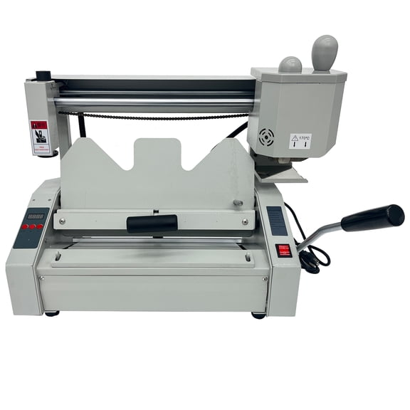 Manual Hot Glue Book Binder A4 Hot Melt Glue Binding Machine 110V 180 Books/Hour with Milling Cutter