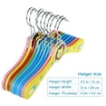thumbnail image 3 of NUOLUX 10pcs Baby Kids Cartoon Wooden Coat Clothes Pants Hook Hanger Rack Stands (Random Pattern), 3 of 5