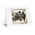 thumbnail image 2 of DistinctInk Greeting Card / Note Card - Anatolian Shepherd Dog Graduation - PACK of 3, 2 of 7