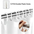 thumbnail image 2 of 4Pcs Fall Shower Curtain Sets with Non Slip Rug, Bath Mat and Toilet Cover, Thanksgiving Gnomes Pumpkin Maple Leaf Waterproof Shower Curtain with 12 Hooks for Bathroom Accessories (Fall 03), 2 of 5