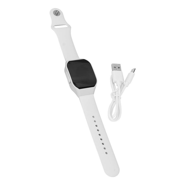 Reloj de pulsera para dormir, ayuda para aliviar la ansiedad, portátil, con microcorriente, 3 modos de presión, color blanco