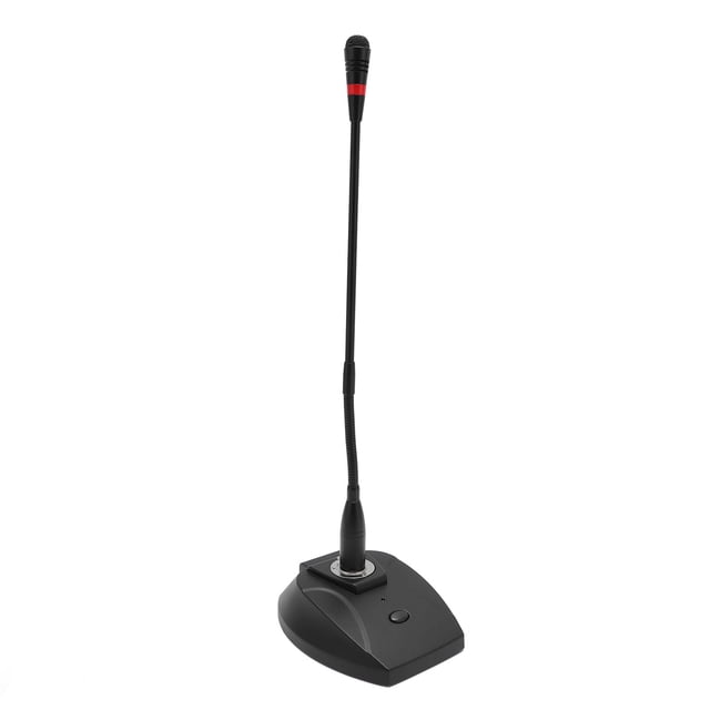 MICRÓFONO DE CULO DE CISNE DE ESCRITORIO, AJUSTE Flexible de 80Hz-1200Hz Respesta Condenser Micrófono para conferencias