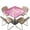 Pink Cherry Blossoms, variant on FKELYI Square Tablecloth with Elastic Edge Waterproof Polyester Table Cover for Outdoor Picnic Pink Cherry Floral Print Table Protector Kitchen Decoration, 36x36 inch