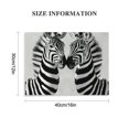 thumbnail image 3 of Orinice Zebras Love Cute Fine Art Aesthetic Poster & Print Wall Painting for Classroom Kitchen Office Farmhouse Bathroom Room Decor Pictures Wall Art Painting Print On Canvas Living Room Bedroom, 3 of 6
