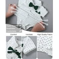 thumbnail image 4 of ZOEREA Baby Boy Clothes Suit Newborn Infant Gentleman Outfits, Formal Dress Shirt+Bowtie+Suspender Shorts Wedding Party Set, 4 of 6