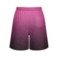 thumbnail image 4 of LMOIPLI Mens Swim Trunks with Mesh Liner Quick Dry Bathing Suits Beach Vacation Swimsuit Board Shorts with Pocket Hot Pink S, 4 of 7