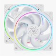 thumbnail image 4 of TL-S12-W Ventilateur de Refroidissement pour Boîtier d'Ordinateur 120mm 5V 3 Broches ARGB Vitesse Réglable Absorbant les Chocs Silencieux, 4 of 5