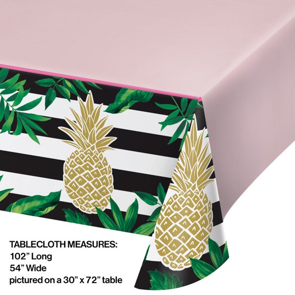 BuySeasons 268160 Pineapple Plastic Table Cover