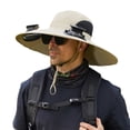 thumbnail image 1 of QUTETN Solar & USB Powered Fan Outdoor Fishing Hat, Sunscreen Sun Hat with Dual Fan, 1 of 5