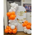 thumbnail image 3 of Kit de arco de globos ADOINBY naranja y blanco con 140 globos, 3 of 7